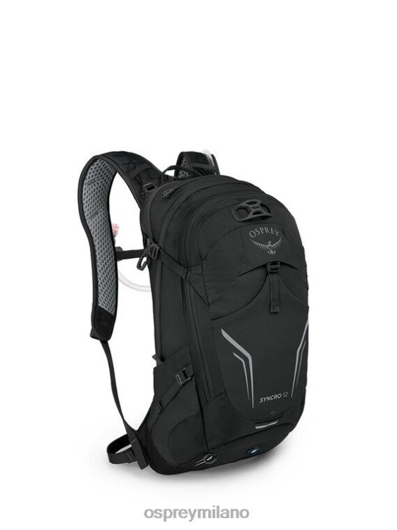 nero ciclismo sincronizzato 12 Osprey unisex J82N2129 zaino