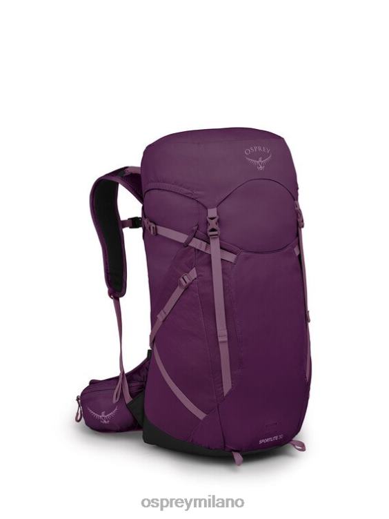 viola melanzana sportlite 30 escursionismo Osprey unisex J82N2269 zaino