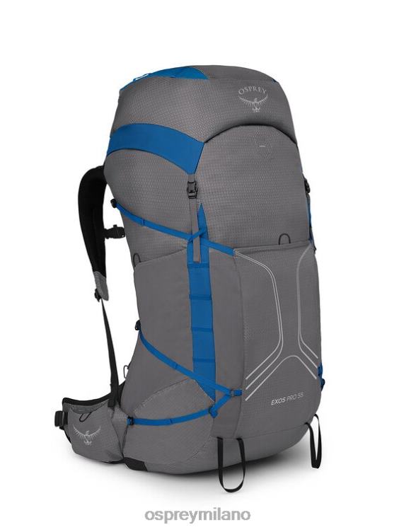 dale grigio e blu exos pro 55 zaino in spalla Osprey unisex J82N226 zaino