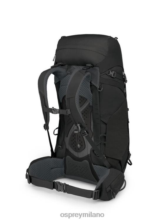 nero Kestrel 48 zaino in spalla Osprey unisex J82N253 zaino