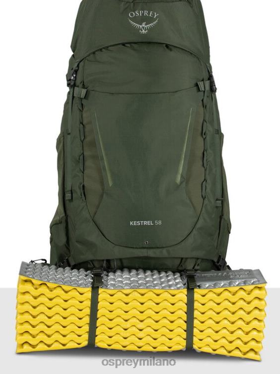 nero Kestrel 58 zaino in spalla Osprey unisex J82N255 zaino