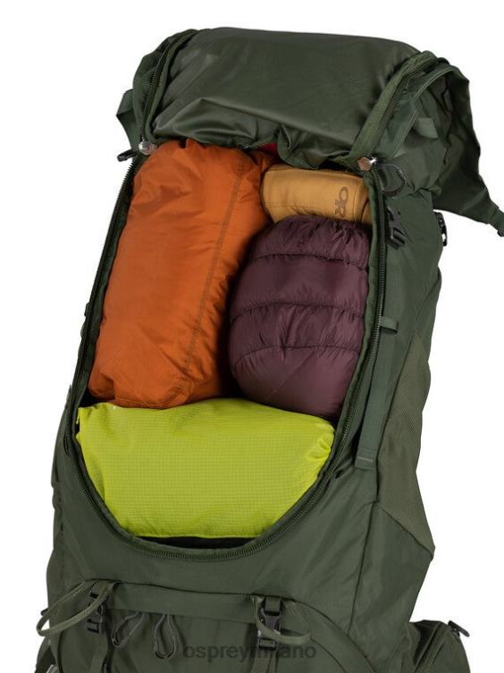 nero Kestrel 58 zaino in spalla Osprey unisex J82N255 zaino