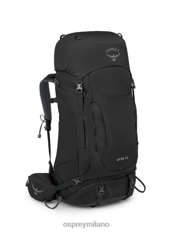 nero Kyte 58 zaino in spalla Osprey unisex J82N263 zaino