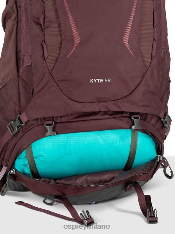 nero Kyte 58 zaino in spalla Osprey unisex J82N263 zaino