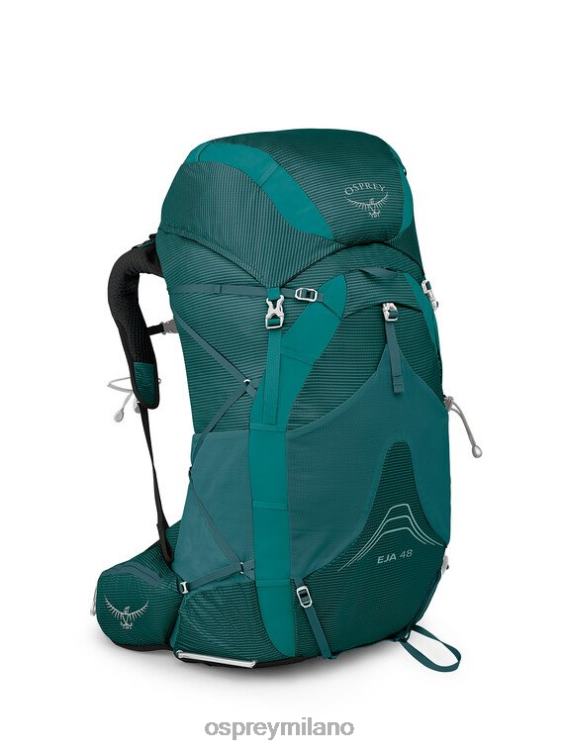 verde acqua profondo eja 48 zaino in spalla ultraleggero Osprey donne J82N229 zaino